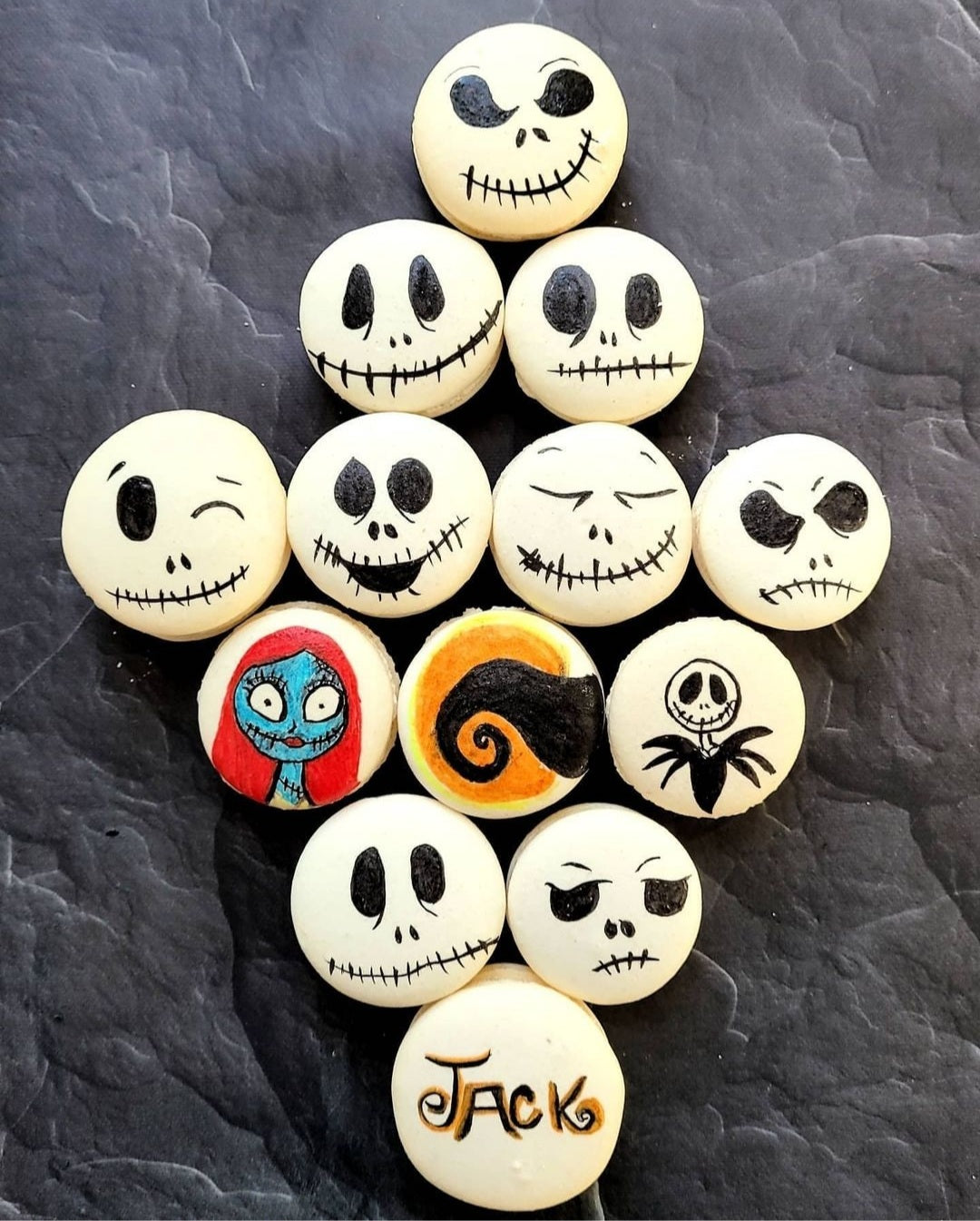 Jack and Sally Macarons