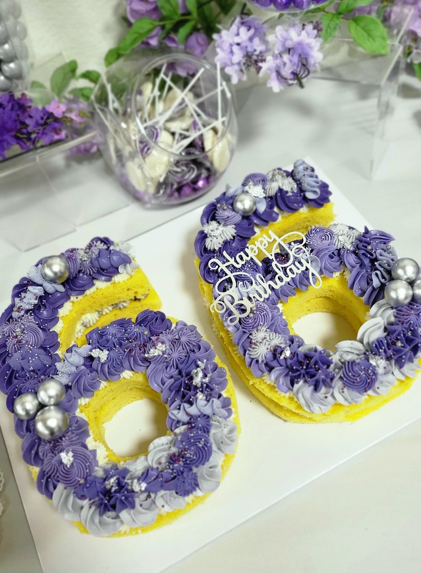 Letter and Number Cakes - Elegant Impressions Bakery