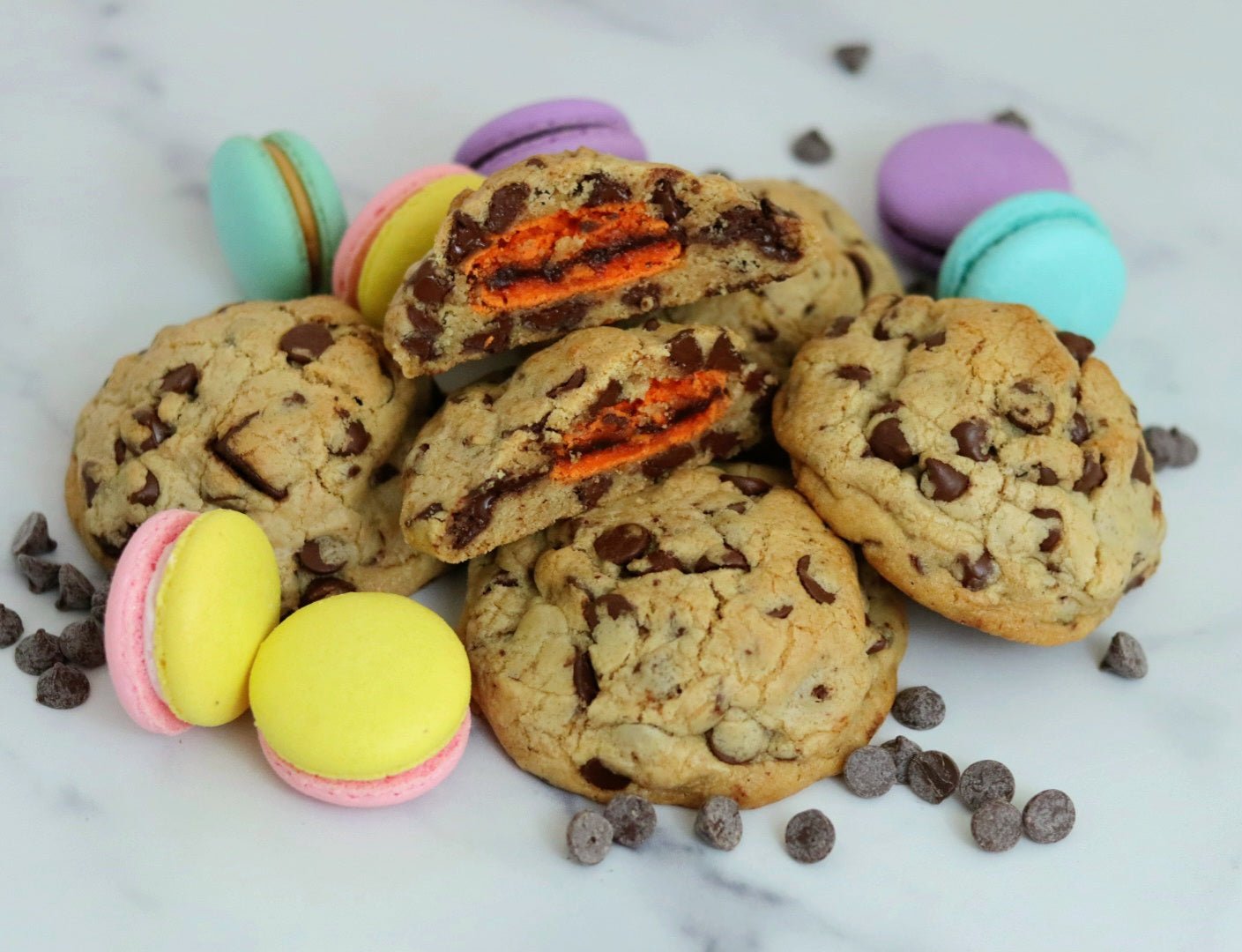 Chocolate Chip Macarookies (3 count) - Elegant Impressions Bakery