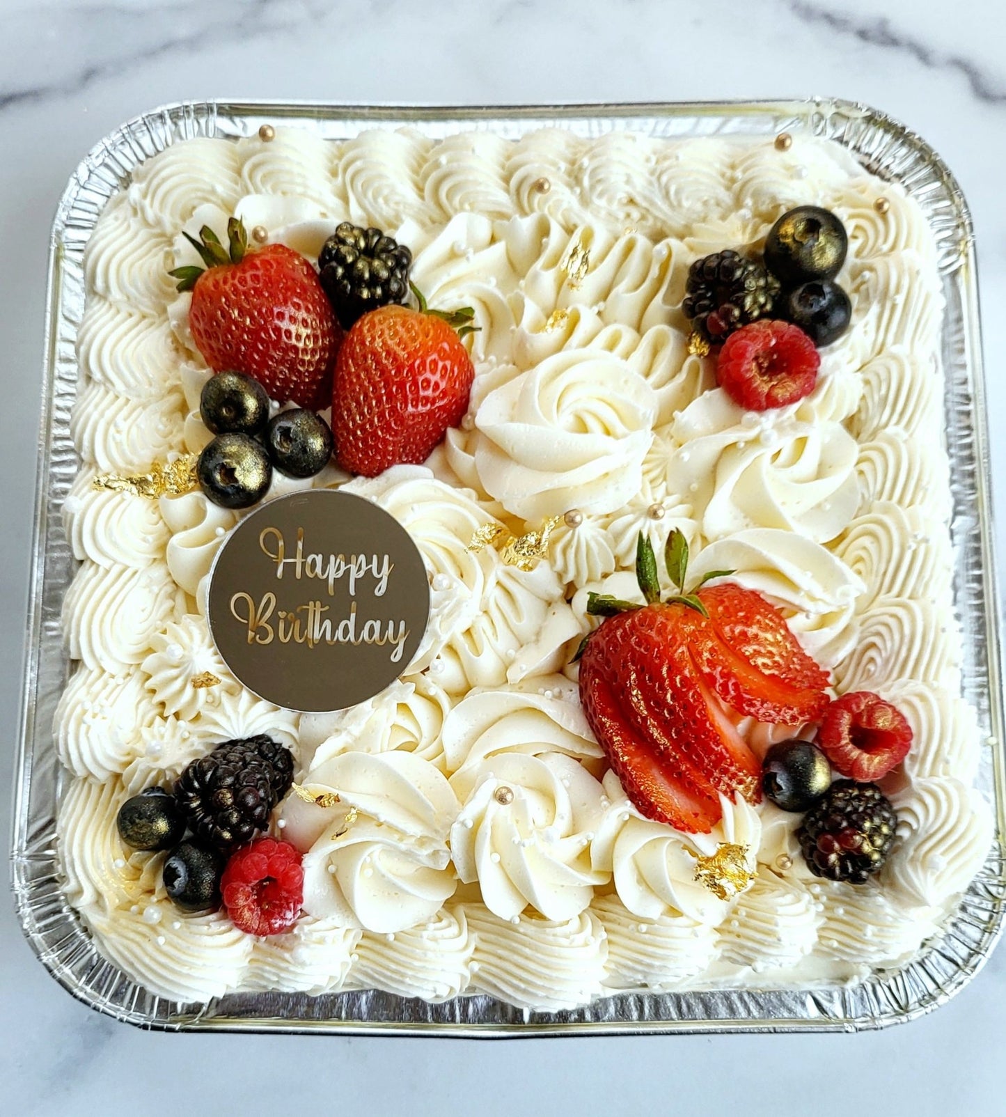 Gourmet Tray Cakes - Elegant Impressions Bakery