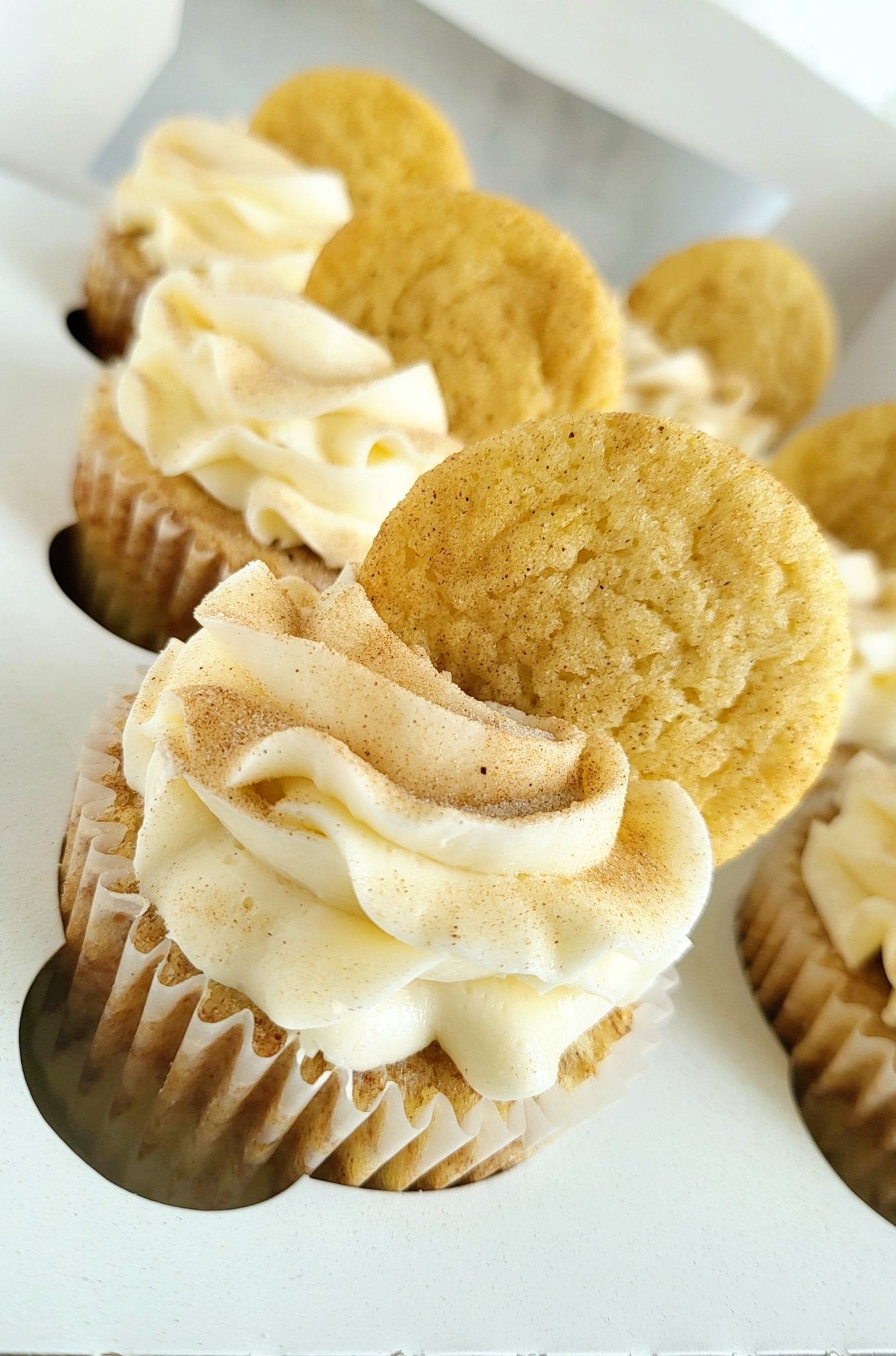 Gourmet Snickerdoodle Cupcakes with Cinnamon Sugar Topping- Elegant Impressions Bakery