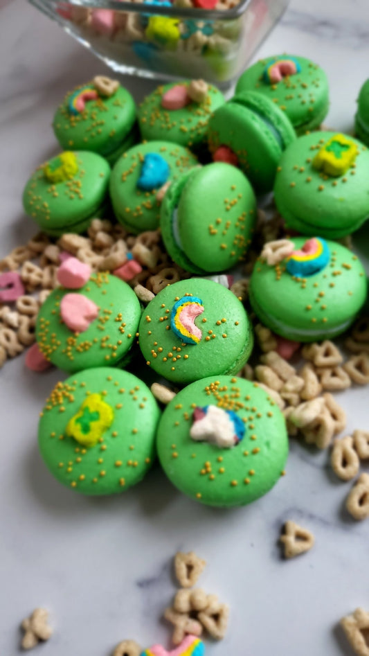 Lucky Charms Macarons - Elegant Impressions Bakery