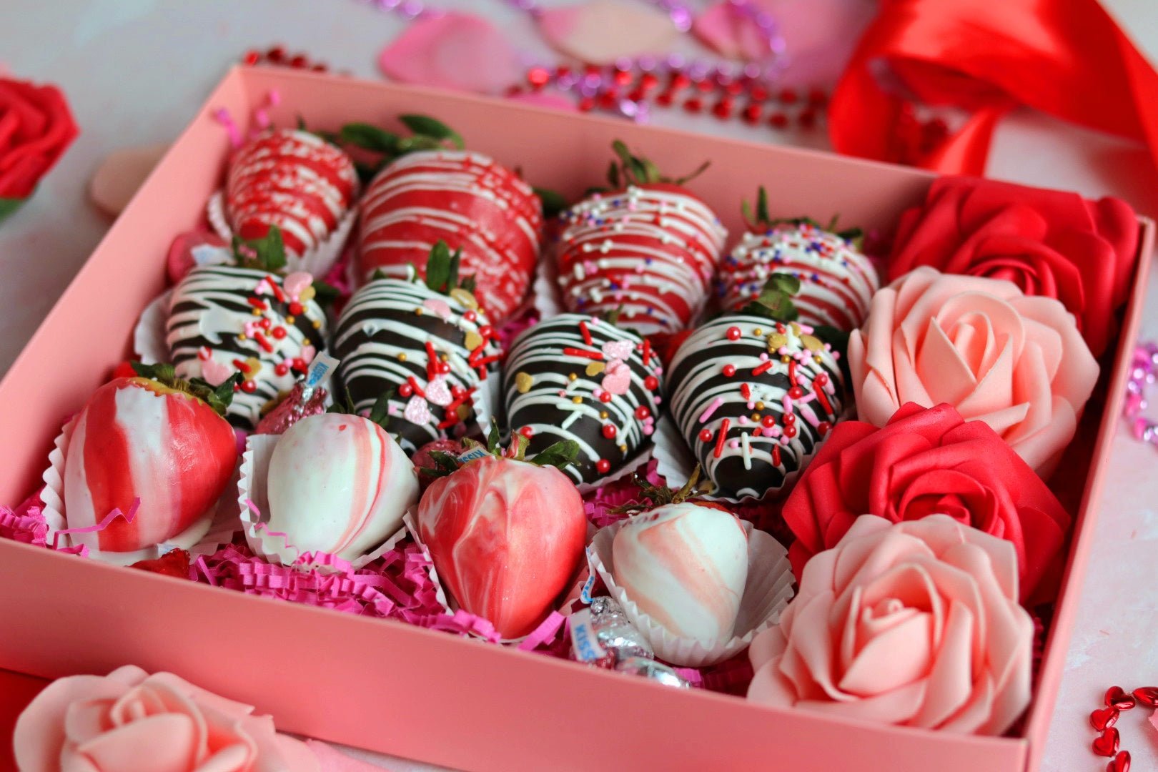 Chocolate Covered Strawberry Gift Box - Elegant Impressions Bakery