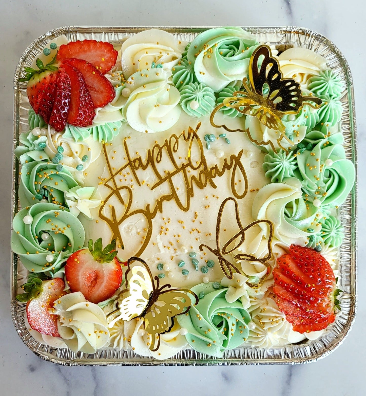 Gourmet Tray Cakes - Elegant Impressions Bakery