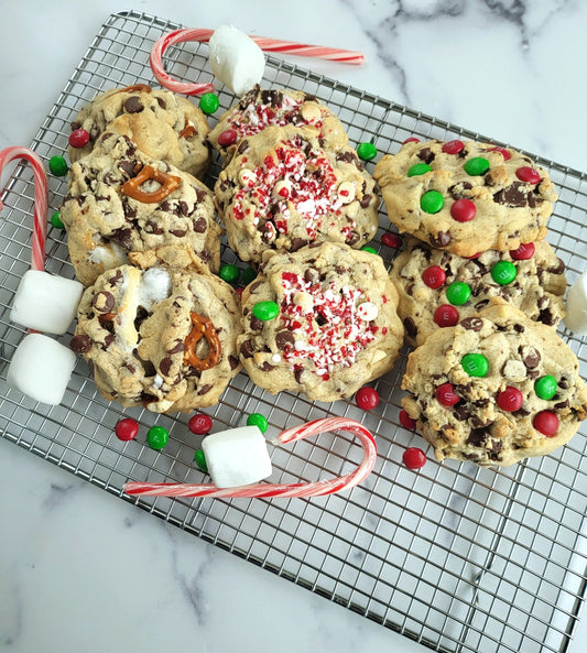 Holiday Jumbo Chocolate Chip Variety Box - Elegant Impressions Bakery