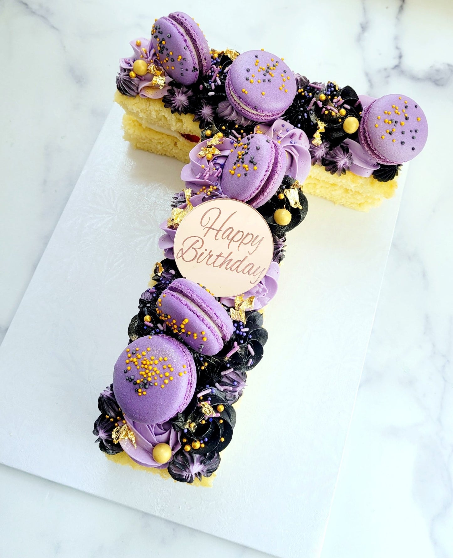 Letter and Number Cakes - Elegant Impressions Bakery