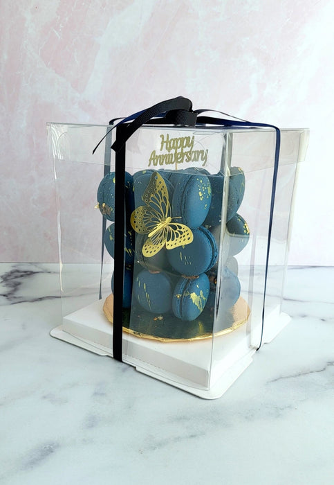 Macaron Cube Cake - Elegant Impressions Bakery