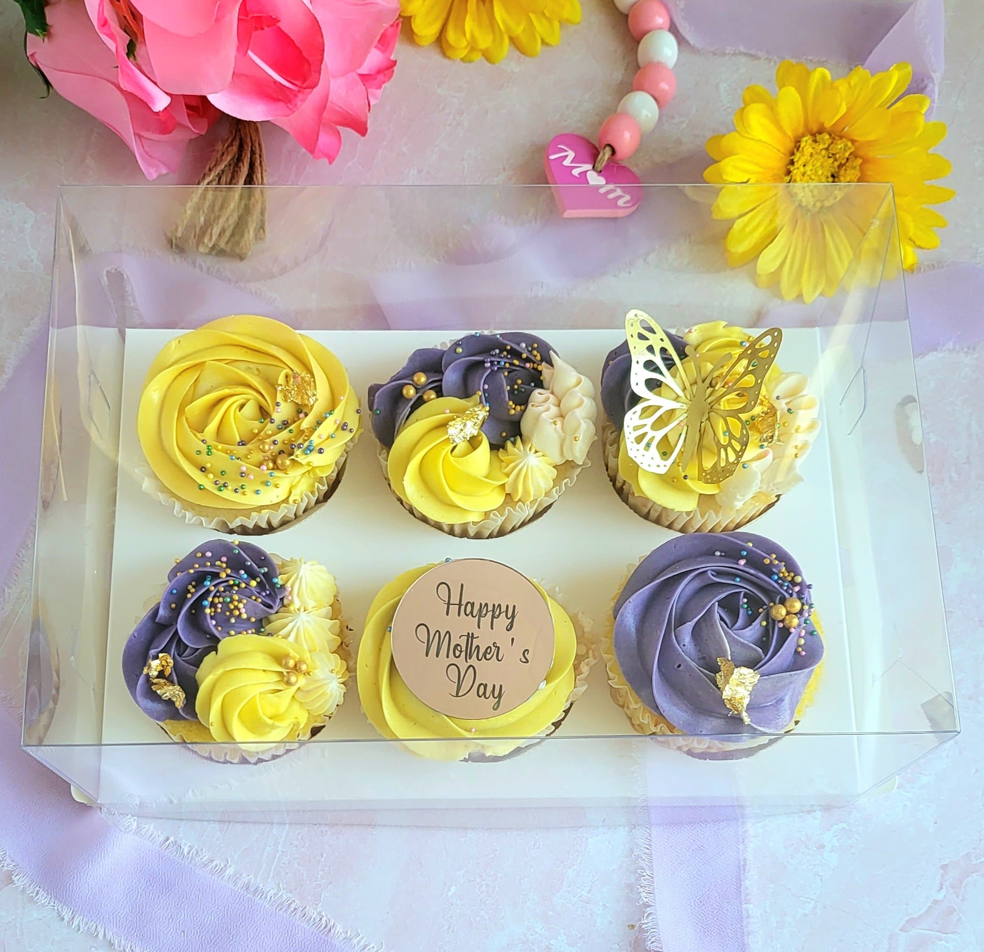 Mother's Day Cupcake Box - Elegant Impressions Bakery