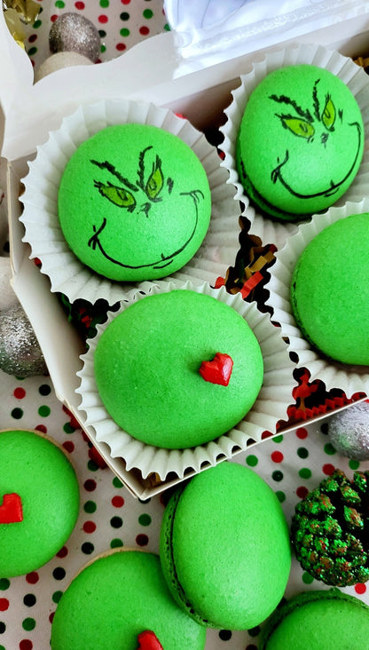 The Grinch Macaron Box - Elegant Impressions Bakery