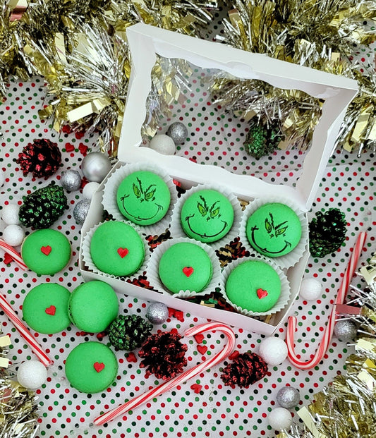 The Grinch Macaron Box - Elegant Impressions Bakery